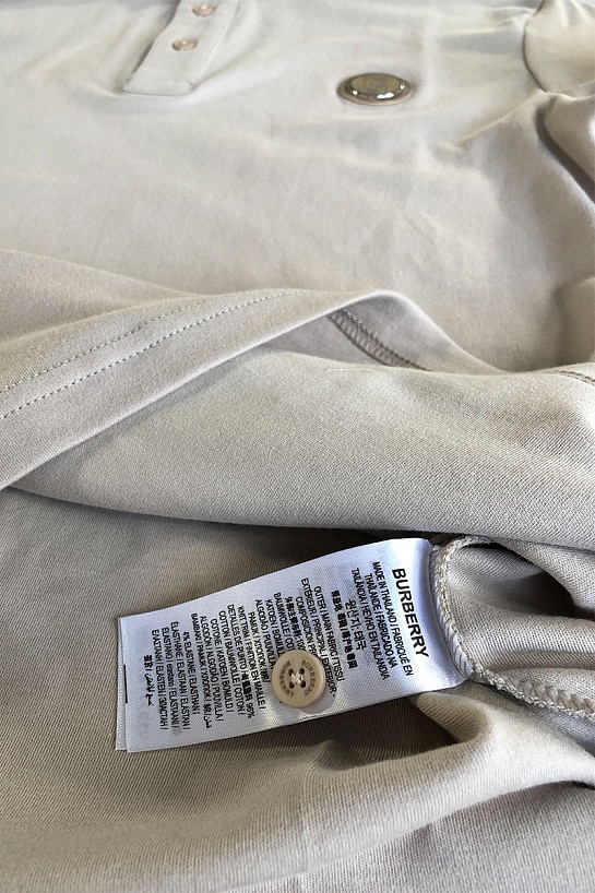 Мужское поло Burberry TB - Beige