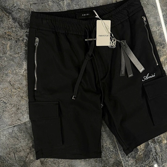 Мужские чёрные шорты Amiri
