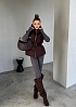 Женский коричневый жилет Prada premium