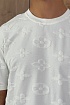 Белая оверсайз футболка Louis Vuitton Monogram All-over