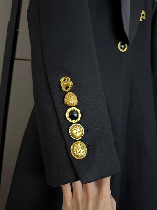 Женское пальто Schiaparelli premium - Black