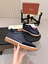 Кожаные кроссовки с мехом Loro Piana high-top