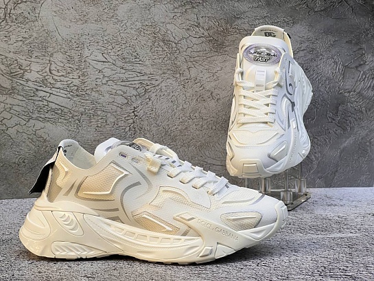 Женские кроссовки Dolce & Gabbana Fast SC - Beige