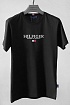 Мужская чёрная футболка Tommy Hilfiger