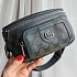 Сумка на пояс Gucci Interlocking G 23x12x2.5 см - Black