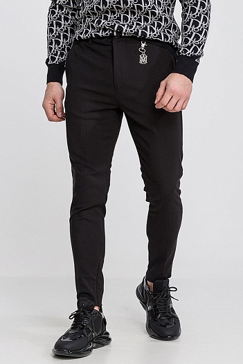 Мужские чёрные брюки Amiri   