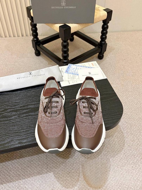 Мужские кроссовки Brunello Cucinelli knitted