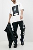 Белая оверсайз футболка Heron Preston Blurry Heron
