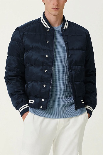Утеплённый бомбер Moncler Dives - Navy   