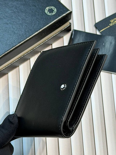 Кожаный кошелёк Montblanc Meistertuck Sartorial premium 11.5x9 см   