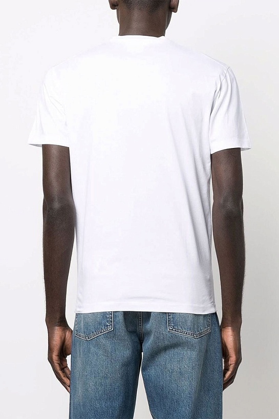 Оверсайз футболка Dsquared2 Caten Сherry - White