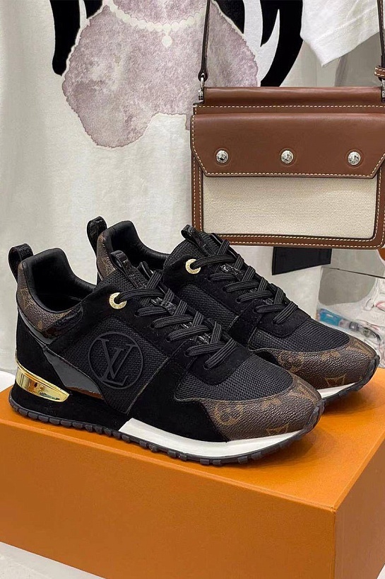 Женские кожаные кроссовки Louis Vuitton Neo Run Away premium
