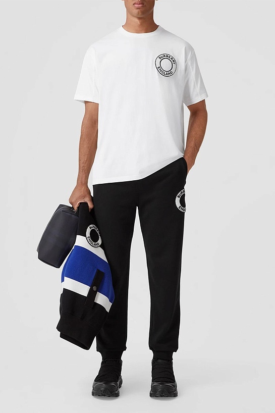 Оверсайз футболка Burberry England - White