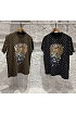 Чёрная оверсайз футболка Louis Vuitton Monogram All-over Tiger