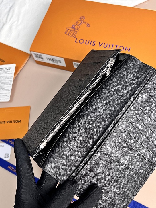 Кожаный бумажник Louis Vuitton Brazza Premium 19x9.5x2.5 см