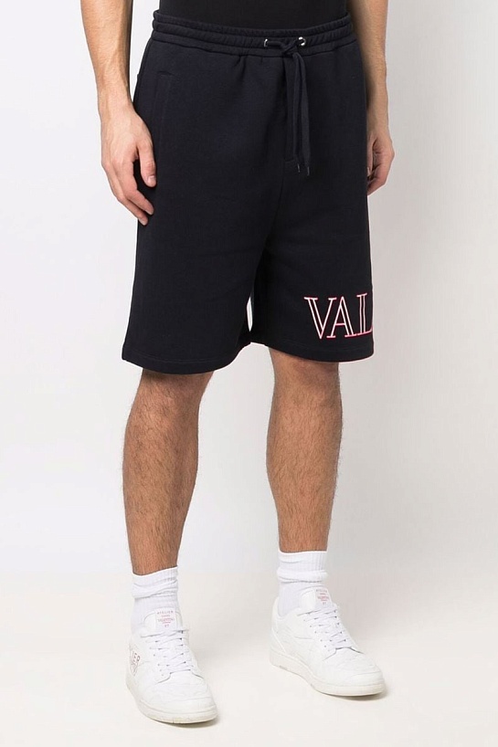 Мужские чёрные шорты Valentino