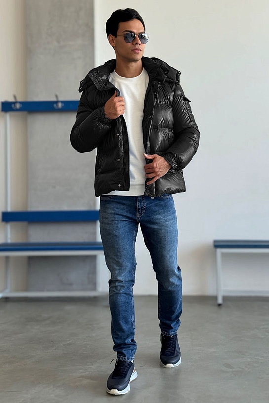 Мужской пуховик Moncler Maya 70 - Black