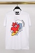 Футболка белого цвета Dsquared2 maple surf cool