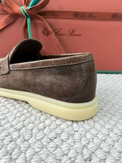 Женские лоферы Loro Piana Summer Charms Walk premium - Brown   