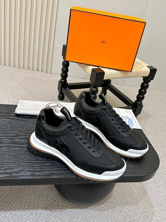 Мужские комбинированные кроссовки Hermes