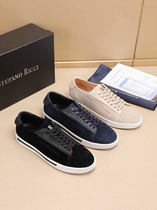 Мужские замшевые кроссовки Stefano Ricci