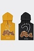 Мужское худи Palm Angels Leopard Teddy Bear - Yellow