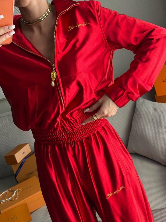 Красный женский костюм Schiaparelli premium