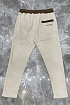 Мужские штаны Trussardi embroidered logo - Beige
