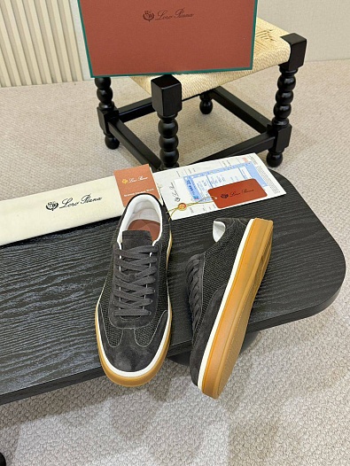 Мужские кроссовки Loro Piana Tennis Walk - Grey   