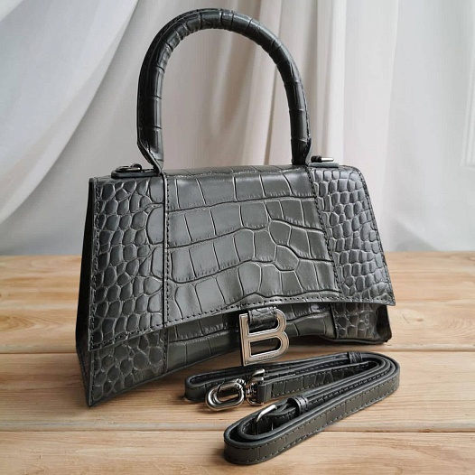 Кожаная сумка Balenciaga Hourglass S 23x14.5 см   