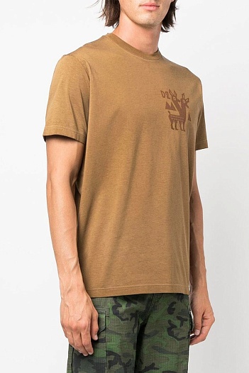 Мужская футболка Dsquared2 graphic-print - Brown   