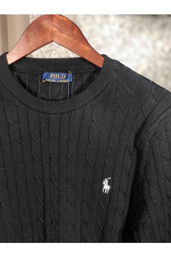 Чёрный джемпер Polo Ralph Lauren logo-embroidered