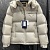 Мужской пуховик Prada logo-plaque - Beige