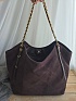 Замшевая сумка Chanel Maxi 44x28 см