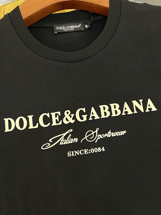 Мужская футболка Dolce & Gabbana Premium - Black