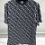 Мужская оверсайз футболка Burberry monogram-pattern - Grey