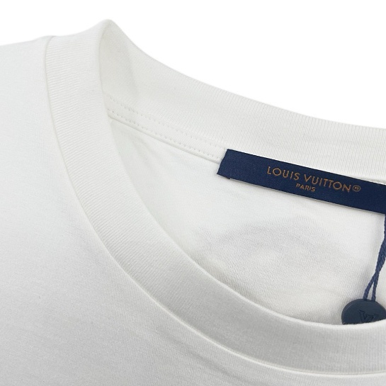 Белая футболка Louis Vuitton Premium graphic-print