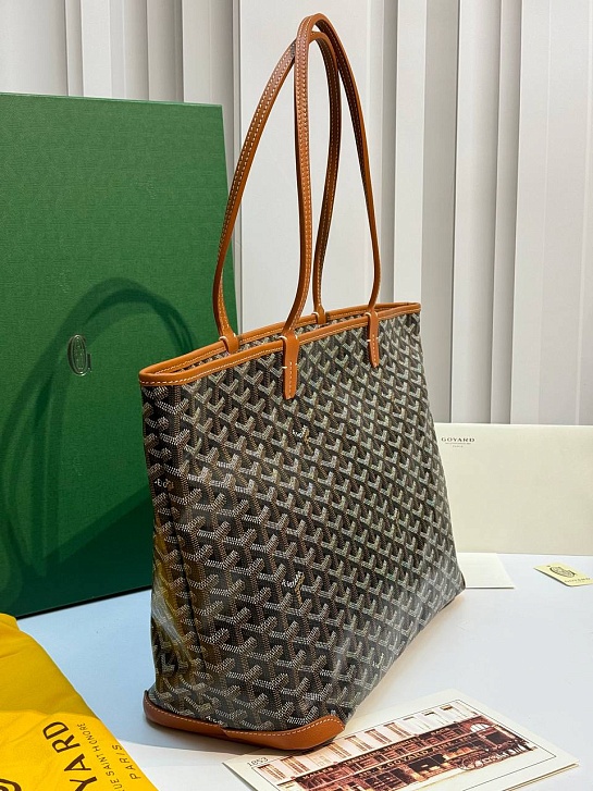 Кожаная сумка Goyard Artois premium 31x24x15 см