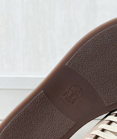 Мужские замшевые кроссовки Brunello Cucinelli Premium   