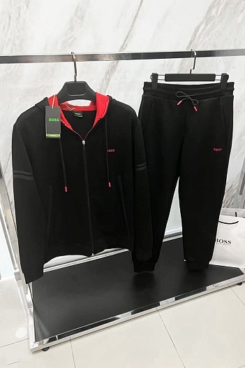 Чёрный спортивный костюм Hugo Boss   