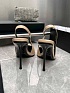 Женские кожаные туфли на каблуке Yves Saint Laurent premium