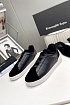 Кроссовки с мехом Ermenegildo Zegna Triple Stitch low-top - Black