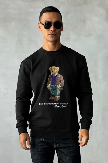 Чёрный свитшот Polo Ralph Lauren "Bear"   