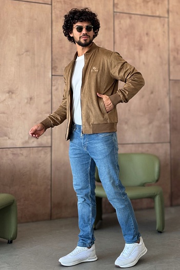 Мужская бежевая куртка Loro Piana    