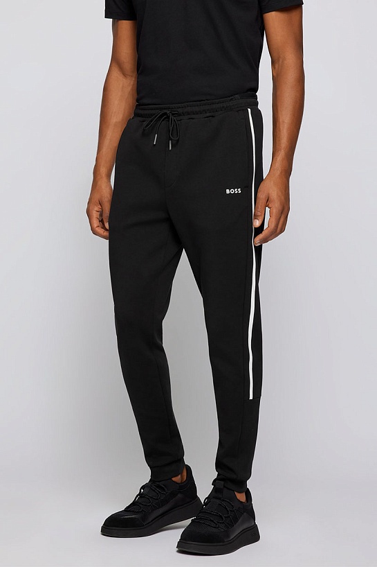Спортивные штаны Hugo Boss side stripes - Black / White