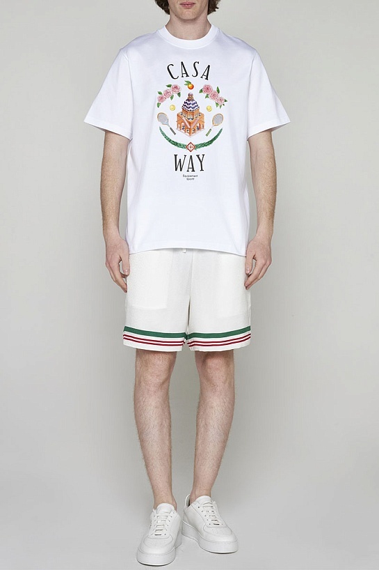 Белая футболка Casablanca Casa Way