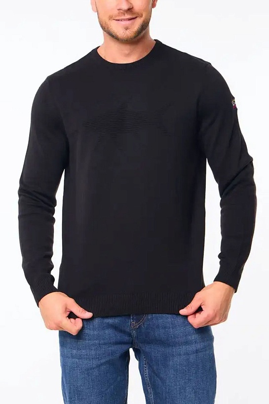 Мужской чёрный джемпер Paul & Shark