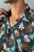 Мужская зелёная рубашка Dolce & Gabbana floral-print