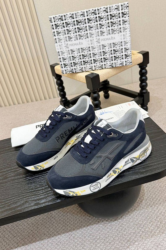 Мужские кроссовки Premiata Moe Run - Navy