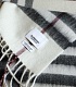 Шарф Burberry Check premium 168x30 см - White